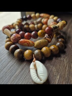 Natural Mookaite Stones And Boho Set!